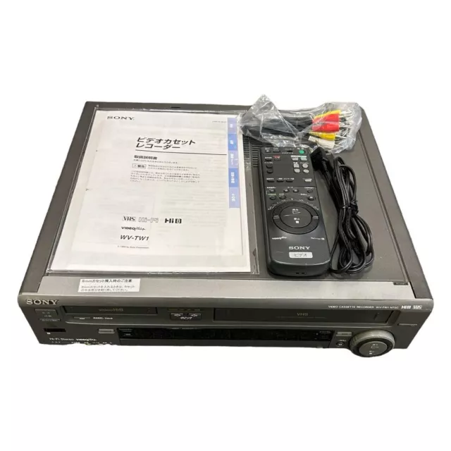 SONY WV-TW1 Video Cassette Recorder Video Tape Deck Hi8 AC100V