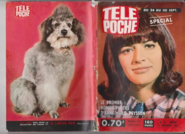 Tele Poche 1966 N°37 Complet - Anne Marie Peysson