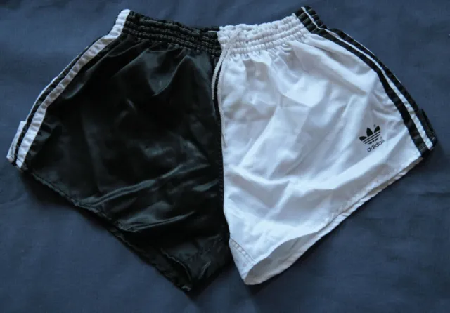 Adidas Shorts D6 M Shiny Sprinter Nylon Shiny Silky Retro Vintage Sports...