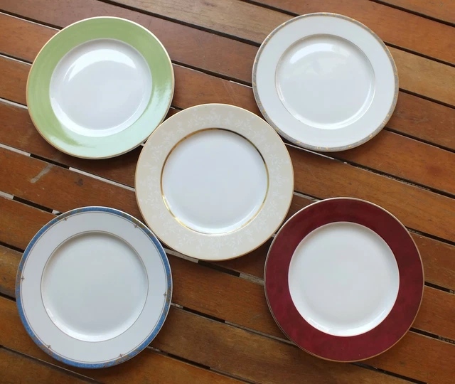 NUTRIUPS Lot De 6 Assiettes à Dessert En Céramique De 19,2 Cm, Assiettes à Apéritif, Petites