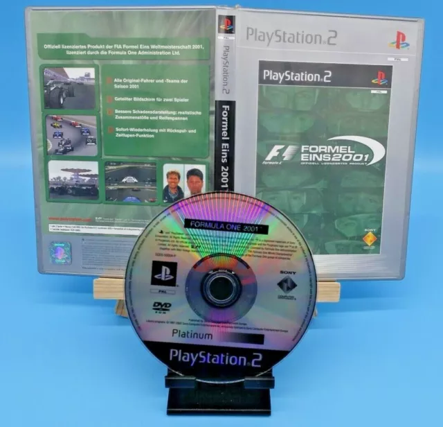 Formel Eins 2001 PlayStation 2 PS2 · GUT Zustand · getestet · Platinum, Komplett