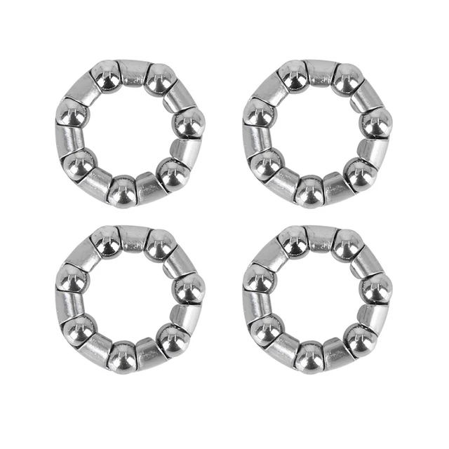 4pz 20.5mm Manovella Cuscinetti Ruota Cuscinetto Fermo per Bicicletta