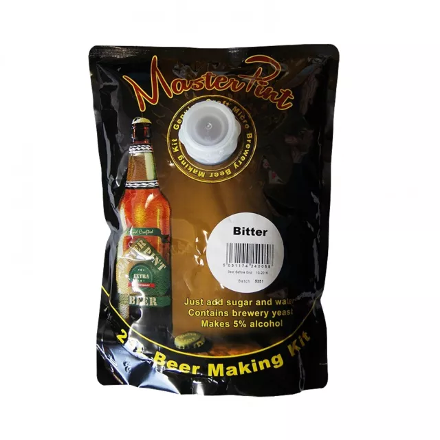 MasterPint - 40 Pint Home Brew Beer Kit - Choice of Varieties