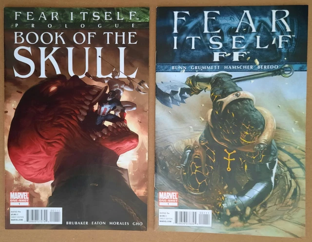 2 Comic Lot - Fear Itself Prologue: Book of the Skull & FF One-Shots Marvel 2011