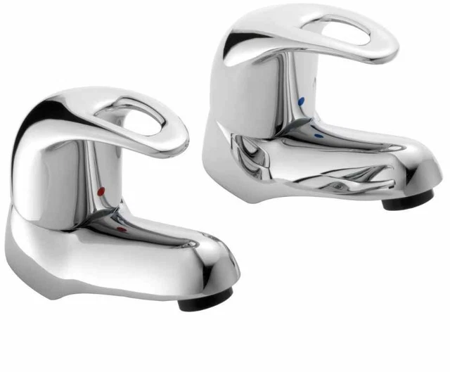 Francis Pegler Izzi 1/2 Chrome Lever Basin Sink Taps