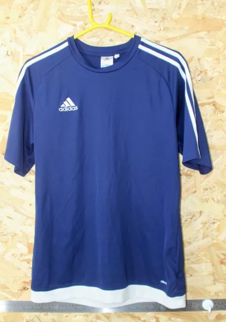 Camiseta Adidas Estro 15 Azul Talla XXL Para Hombre De Colección Prenda para Entrenamiento Transpirable