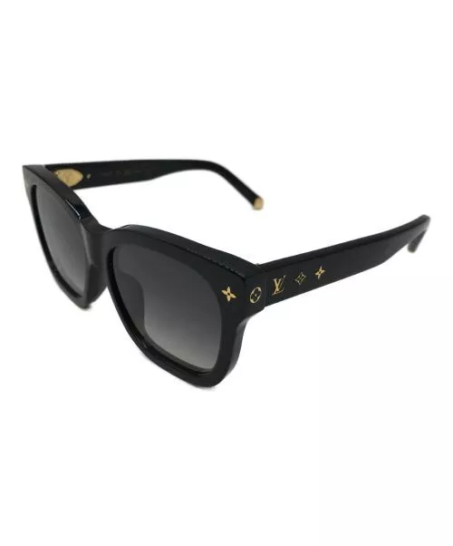 Louis Vuitton Men's Sunglasses LV Glide Round Black Z1784E