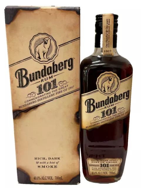 Bundaberg Rum 101 Boxed Near Mint, 2008 Release