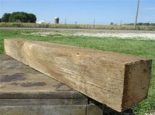 Reclaimed Barn Beam Wood Shelf, Architectural Salvage Fireplace Mantel a24,
