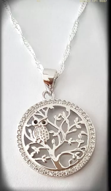 ARBOL DE LA VIDA PLATA DE LEY 925 ml ,TREE OF LIFE SILVER,COLGANTE ÁRBOL AMULETO