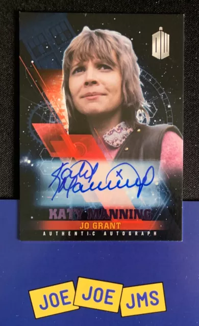 Topps Doctor Who Timeless Jo Grant Katy Manning Purple Auto Autograph Card /25