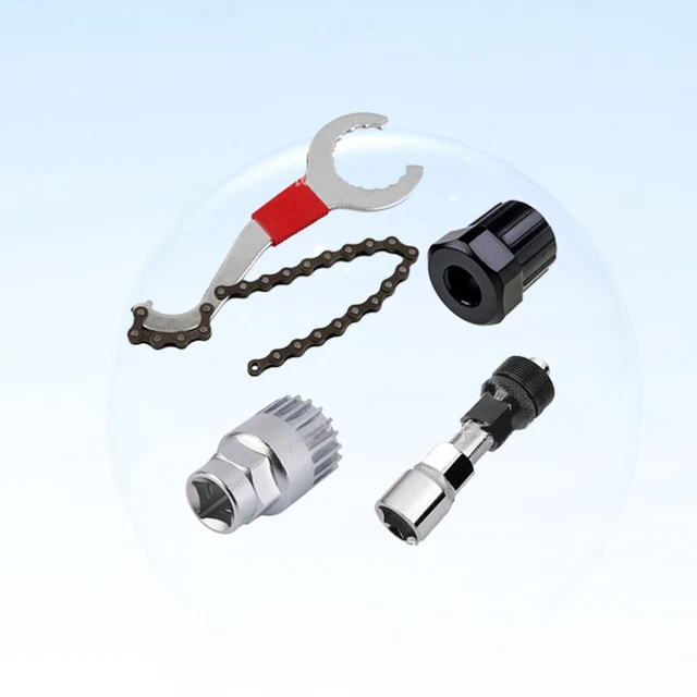 Kit D'outils Vélo : Extracteur De Couronne, Démonte Manivelle, Fouet à Chaîne