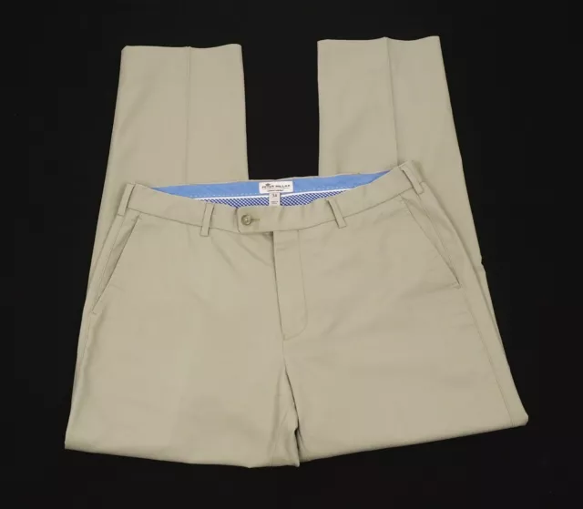 Peter Millar Crown Comfort Khaki Casual Chino Pants Mens 34 x 30