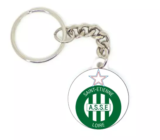 Porte clé badge OM Olympique de marseille football droit au but collection