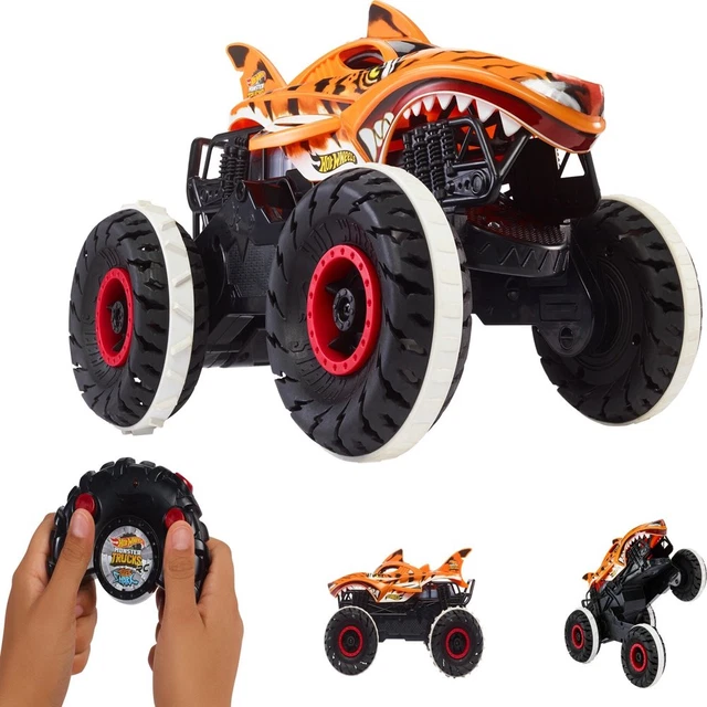 MONSTER TRUCKS REMOTE Control Car Tiger Shark RC with AllTerrain