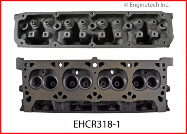 Chrysler, Dodge, Jeep 318/360 Bare Cylinder Head