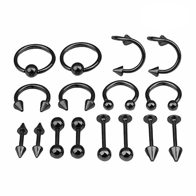16 PCS/Set Piercing Für Körperschmuck Körperpiercing-Schmuck
