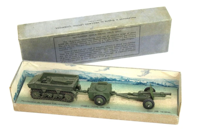 DINKY TOYS 151 unité de char moyen avant guerre Royal Tank Corps boîte