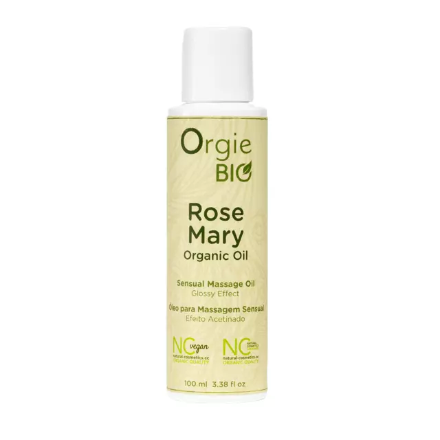 Orgie Bio Romarin Organique Massage Huile Végétalien Sensuel Pour Couples 100ml