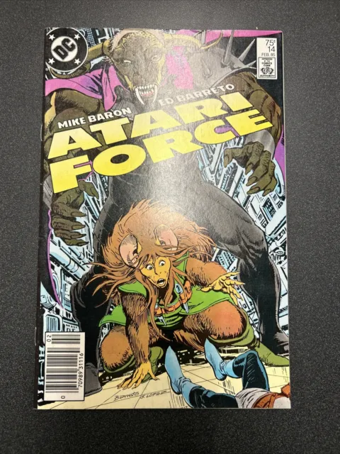 ATARI FORCE (1984 Series) #14 NEWSSTAND Fine Comics Book