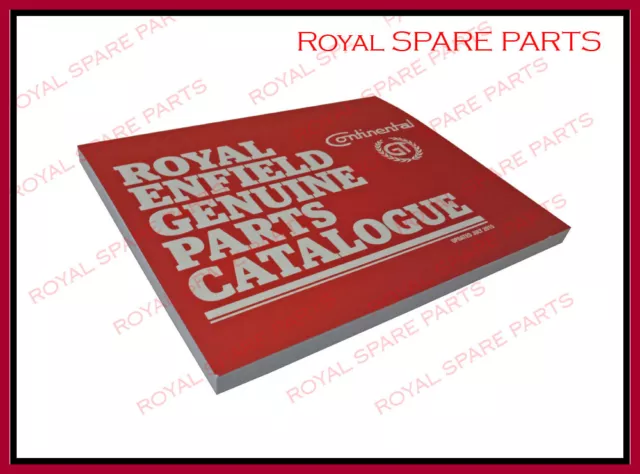 Genuine Royal Enfield GT Continental genuine Parts Catalogue Book 2