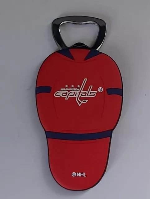 Molson Canadian Beer Promo Bottle Opener NHL Washington Capitals