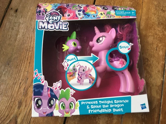 MY LITTLE PONY The Movie PRINCESS TWILIGHT SPARKLE and SPIKE THE DRAGON ...