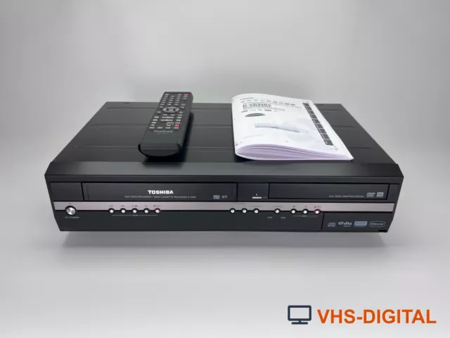 Toshiba D-VR52 - DVD VHS Video Recorder VCR Kombigerät zum Digitalisieren