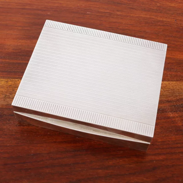 Industria Argentina Argentinian Art Deco Sterling Silver Cigarette Box No Mono