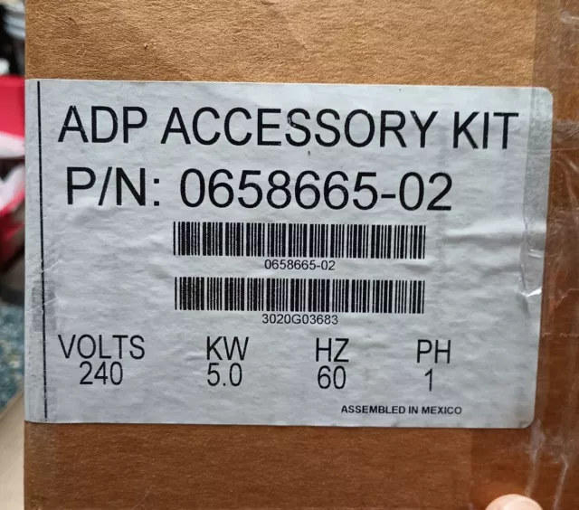 ADP Electric Heat  Accessory Kit 240 V 1 Phase 5 Kw 60 Hz  Part # 0658665-02