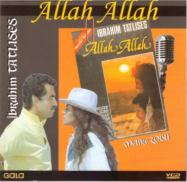 Allah Allah/ibrahim Tatlıses,Melike Zobu (CD vidéo) VCD film turc "nouveau"