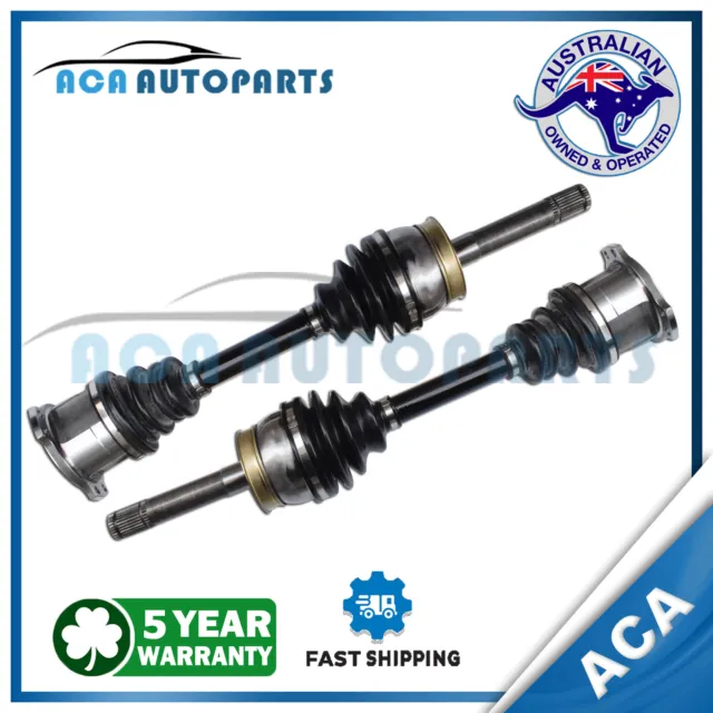 Left + Right Complete CV Joint Boot Axle Shaft For Navara D22 Ute 4x4 DX ST ST-R