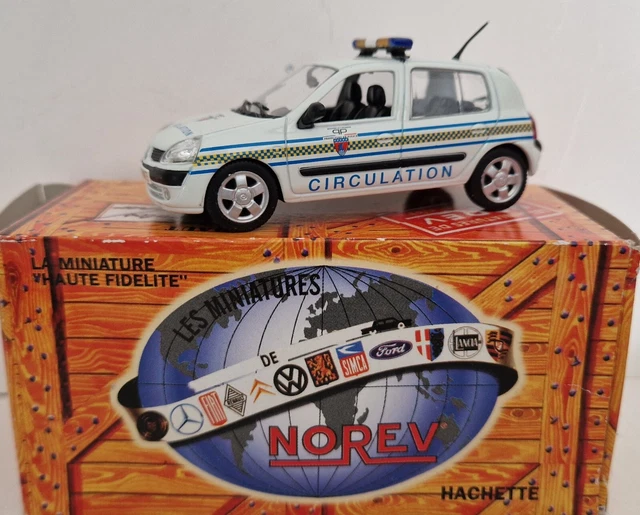 NOREV 1/43 RENAULT Clio Police Circulation Neuve EUR 9,99 - FR