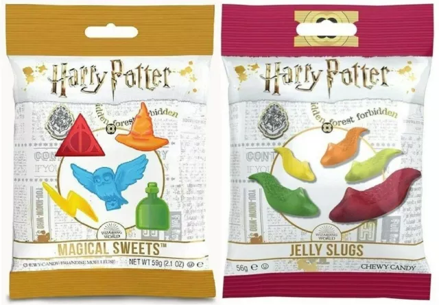 2x Jelly Belly Harry Potter Mix - Magical Sweet/ Jelly Slugs American Sweets