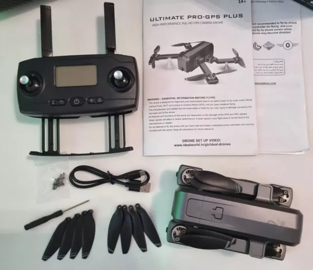 ULTIMATE PRO GPS HIGH Performance RC Full HD Folding Drone