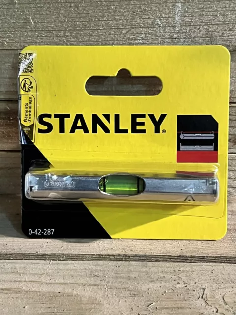 Stanley Line Pocket Spirit Level 0-42-287 Small Mini Bubble Bricklayers mini 