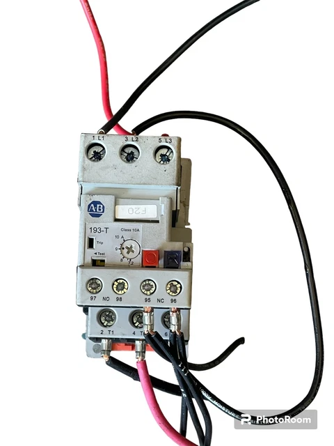 Allen Bradley 193-T1AB10  overload relay used for an electro freeze machine