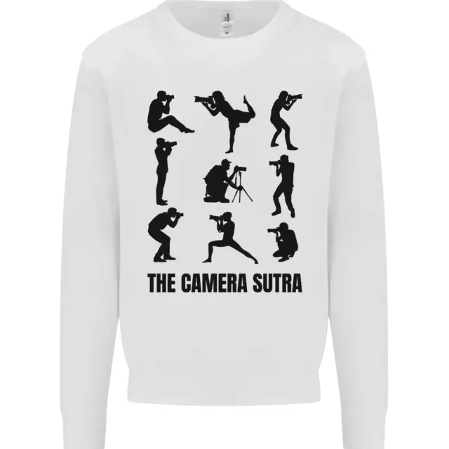 Camera Sutra Funny Photographer Photography Kids Sweatshirt Jumper