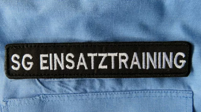 Polizei " SG EINSATZTRAINING " Offenbach SOH Hessen KLETT Brust Abzeichen Patch