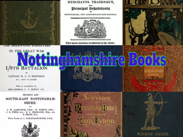 193 Nottinghamshire Books History Genealogy Parish Registers Newark DVD disc PDF