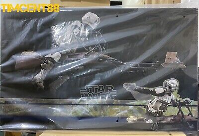 Ready Hot Toys MMS612 STAR WARS RETURN OF THE JEDI 1/6 SCOUT TROOPER AND SPEEDER
