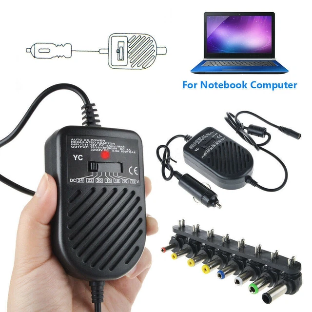 Universal Car Laptop Charger For Laptop Notebook Car Cigarette Lighter 80W