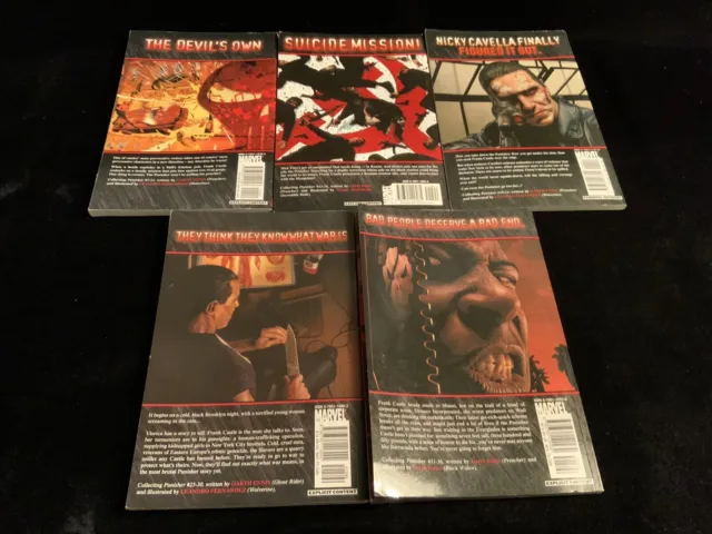 Punisher Max by Garth Ennis Vol 2-6 + 2 Marvel TPB 2018 See Desc. VG 4