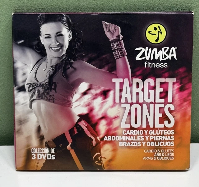 ZUMBA FITNESS TARGET Zones 3 Dvd Cardio Exercise For Abs & Legs EUR 5