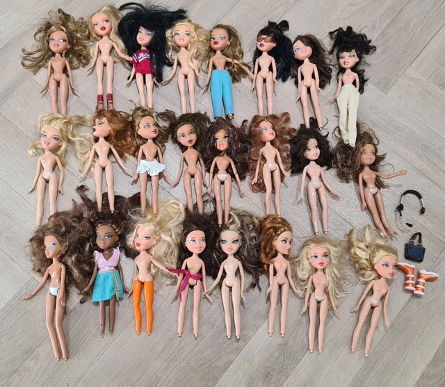 Bratz Dolls Bundle Figure Lot MGA 2001 Yasmin Chloe Sasha Jade Vintage