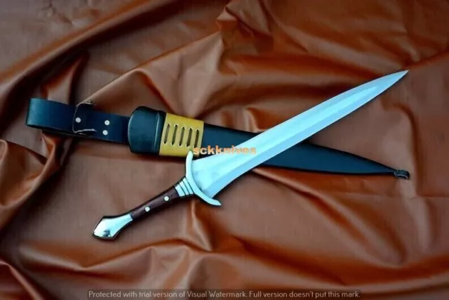 Custom Handmade Carbon Steel Blade Pippin Sword-Dagger-Full tang-21-inches.