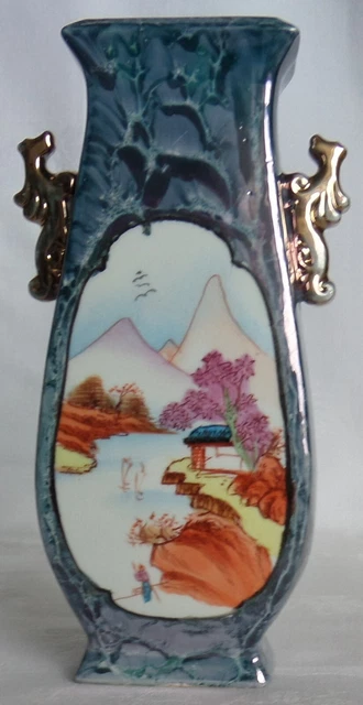 Vase Dragon En Porcelaine Japonaise Rouge - Élégance Asiatique