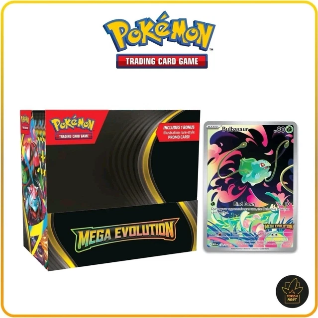 46 Pokemon Box POKEMON TCG: MEGA Evolution Factory Sealed Enhanced Booster Box - In ...