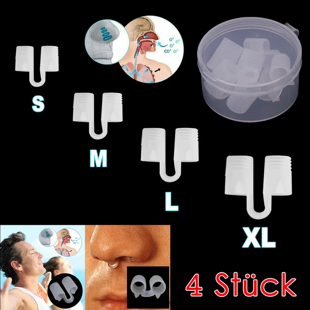 4 piezas clip nasal extensor nasal tapón para ronquidos anti ronquidos ronquidos ronquidos