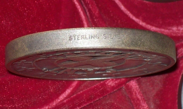 SAN GIUDA TADDEO - GRANDE MEDAGLIA Argento 925 STERLING anni '70 ,inc